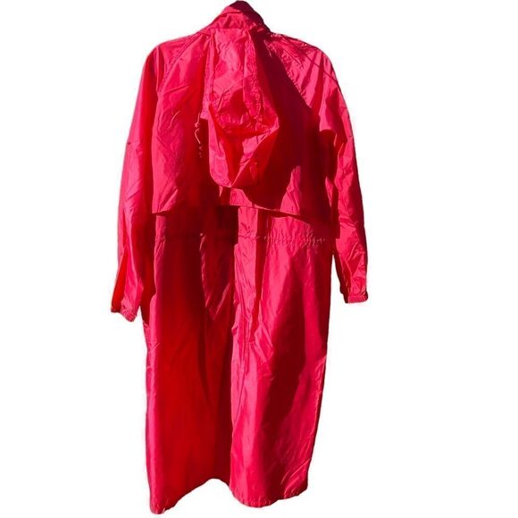 Woolrich 5126 Wm’s Sz Lrg Magenta Purple Packable Long Windbreaker Coat - Picture 3 of 8